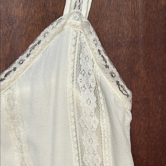 Nanette Lepore Palamino Cottagecore Cream Lace Embroidered Midi Dress, Size 6 - Picture 4 of 16